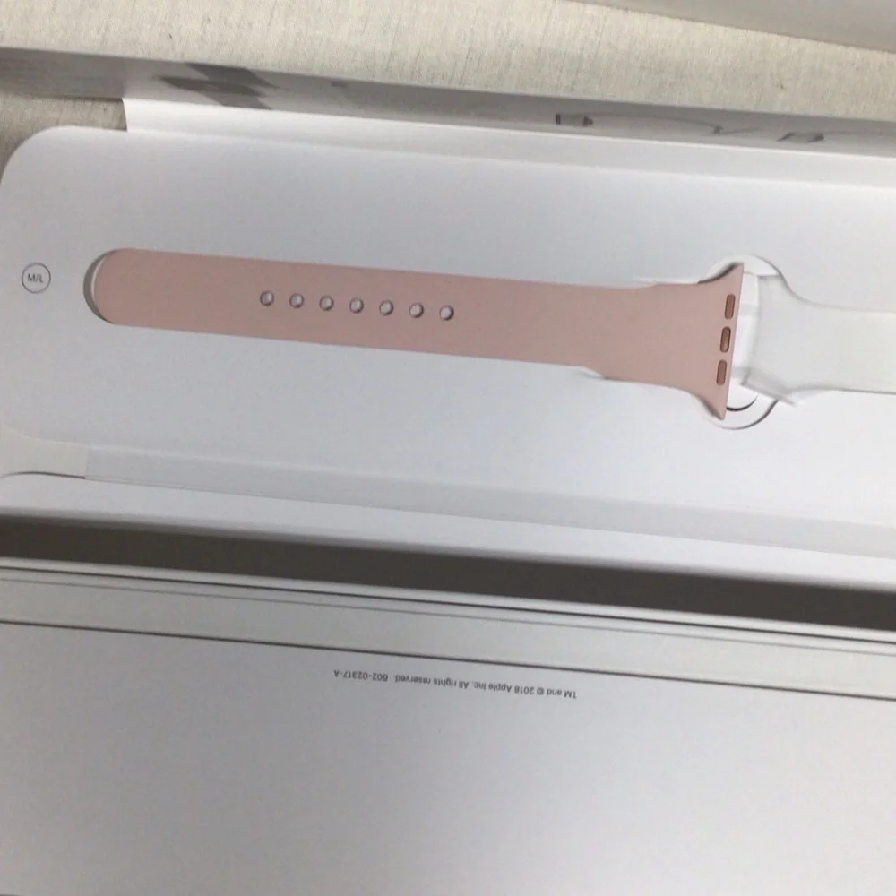 Apple Series 4 Gold Aluminum with Pink Band parts only